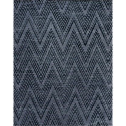 Reflections 2523 Rug by Exquisite Rugs in blue, denim. Made from bamboo silk in a unique style.