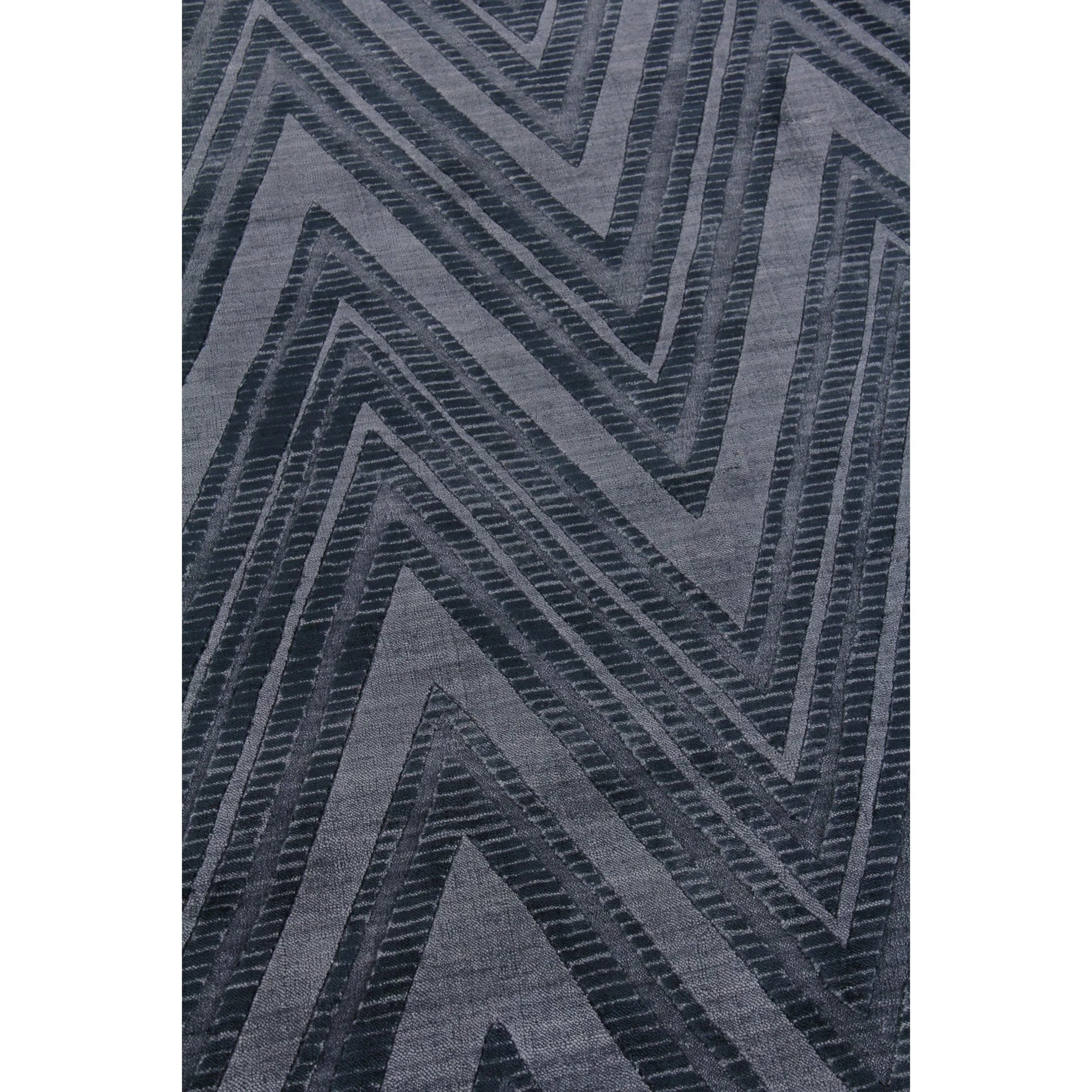 Reflections 2523 Rug by Exquisite Rugs in blue, denim. Made from bamboo silk in a unique style.