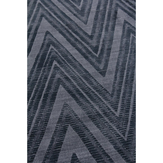 Reflections 2523 Rug by Exquisite Rugs in blue, denim. Made from bamboo silk in a unique style.