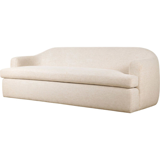 Phaedra Sofa by Four Hands in crypton nomad snow. Made from 92% polyester, 8% flax/linen in a unique style.
