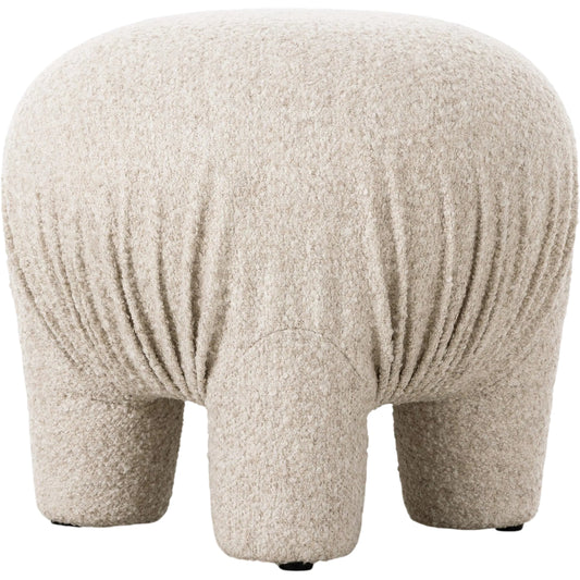 Kiko Ottoman by Four Hands in somerton ash. Made from 95% polyester, 5% acrylic in a unique style.