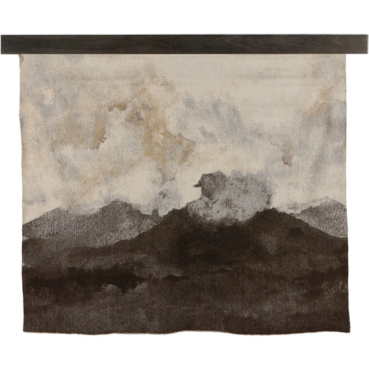 Sierra I Tapestry by Four Hands in sierra i, light oak. Made from 54.66% polyester, 32.31% rayon, 13.03% polyester uv, thick oak veneer in a unique style.