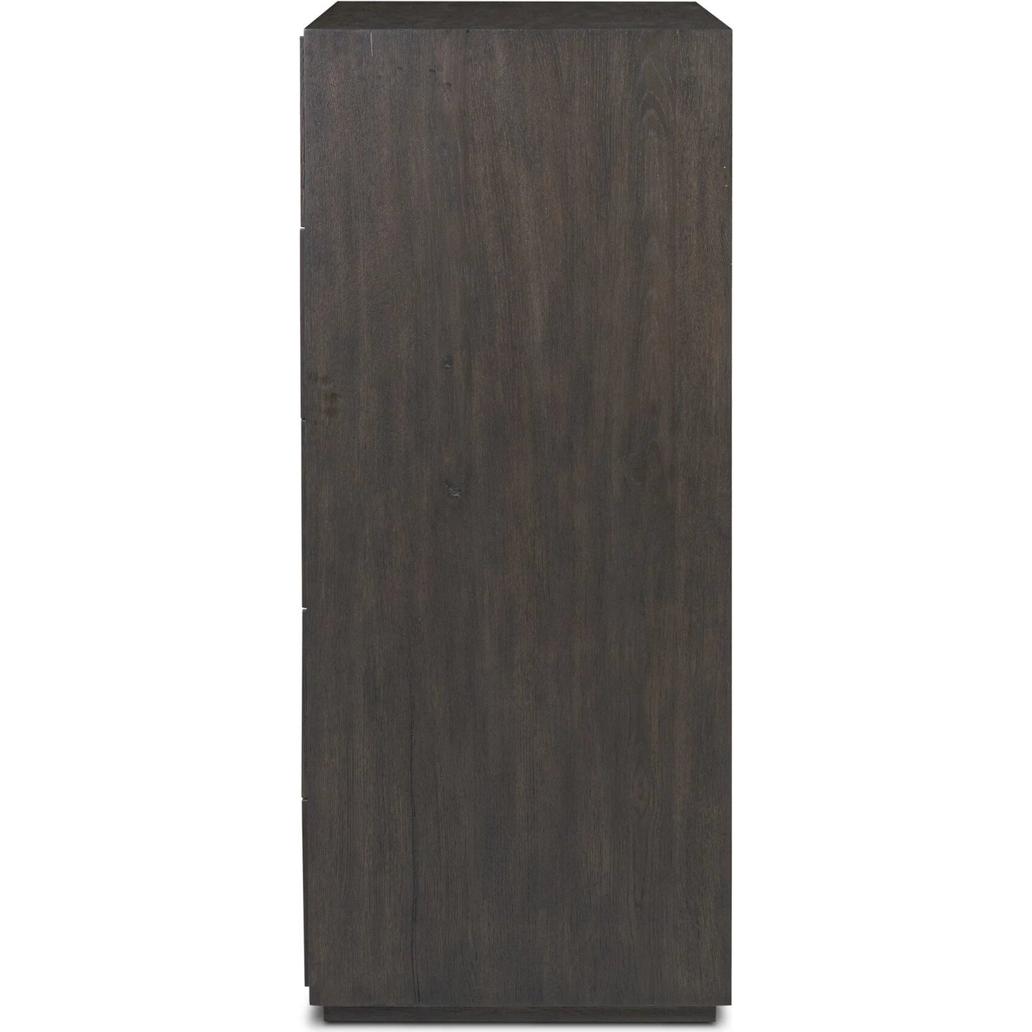 003 SI-2535198 | Additional Silo | Leo 5-Drawer Dresser by Four Hands in smoked black veneer. Made from thick oak veneer, solid oak in a unique style.