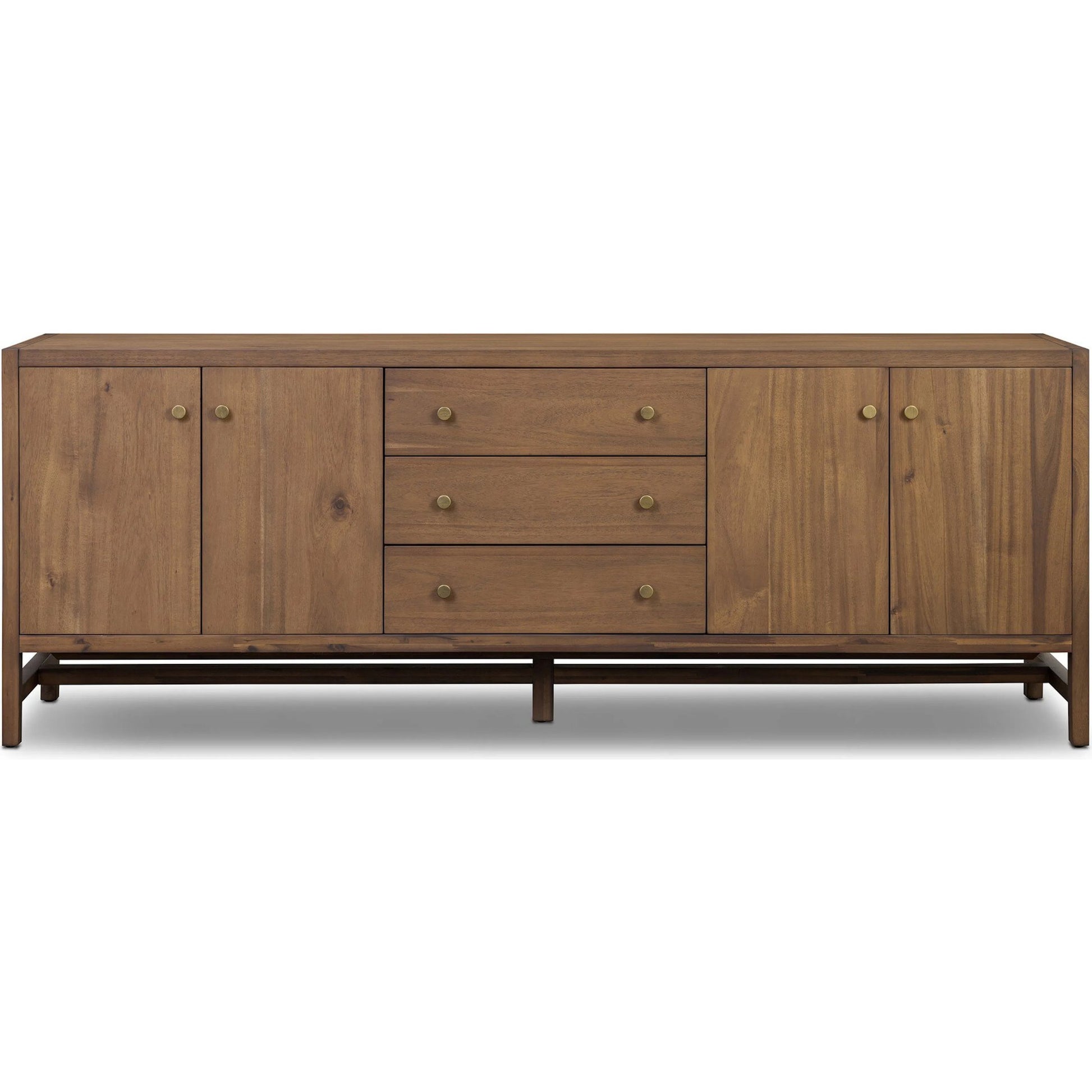 Sullivan Media Console by Four Hands. Made from acacia veneer, solid acacia in a unique style.