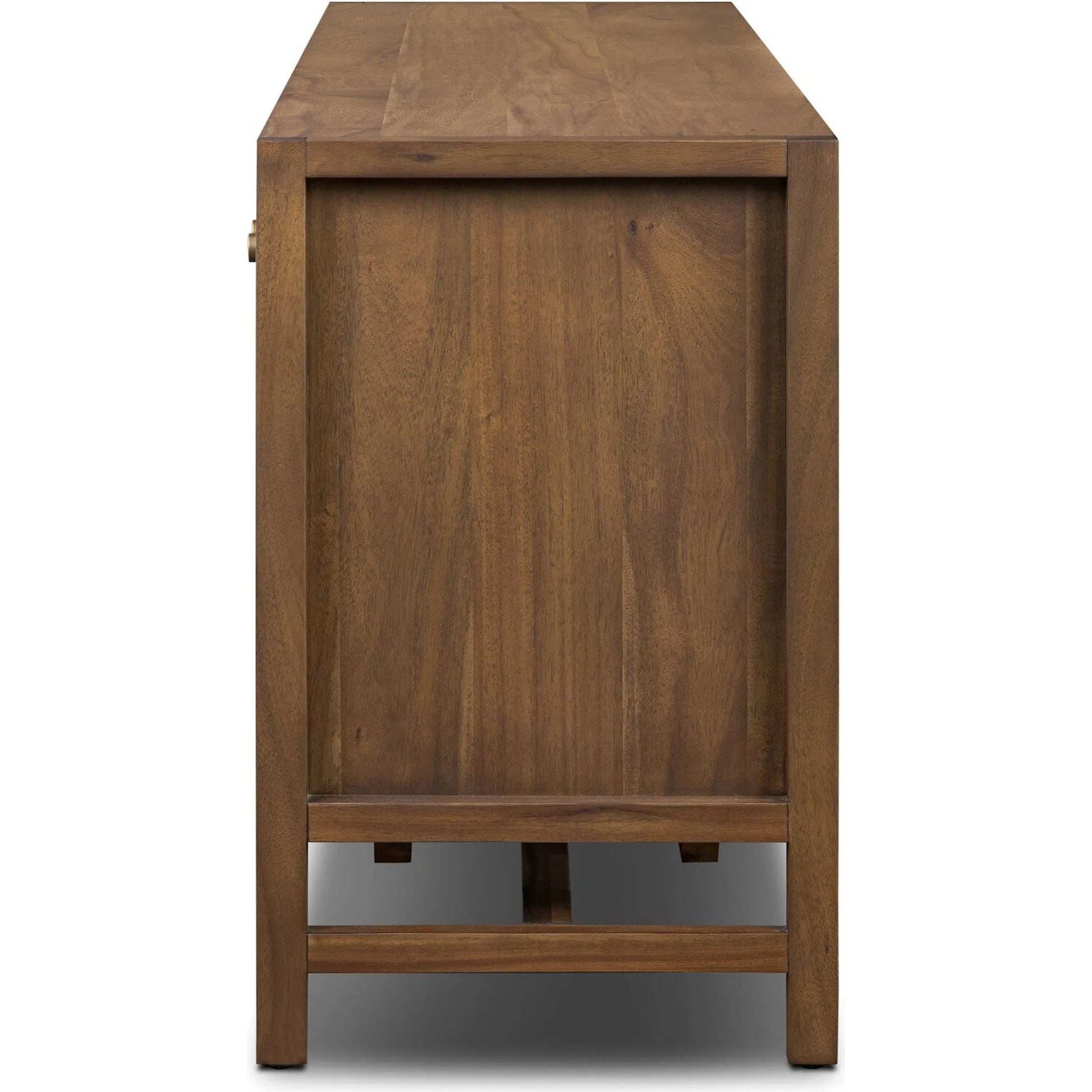 Sullivan Media Console by Four Hands. Made from acacia veneer, solid acacia in a unique style.