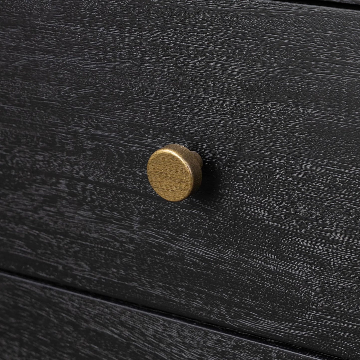 026 SI-2535373 | Closeup | Sullivan Media Console by Four Hands. Made from acacia veneer, solid acacia in a unique style.