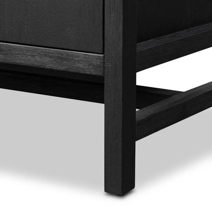 Sullivan Media Console by Four Hands. Made from acacia veneer, solid acacia in a unique style.
