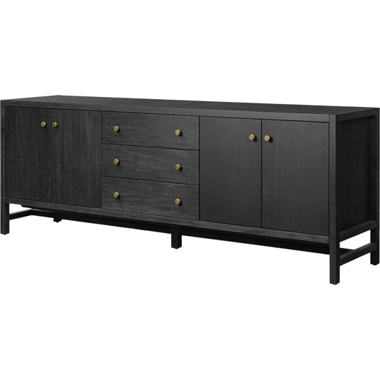 Sullivan Media Console by Four Hands. Made from acacia veneer, solid acacia in a unique style.