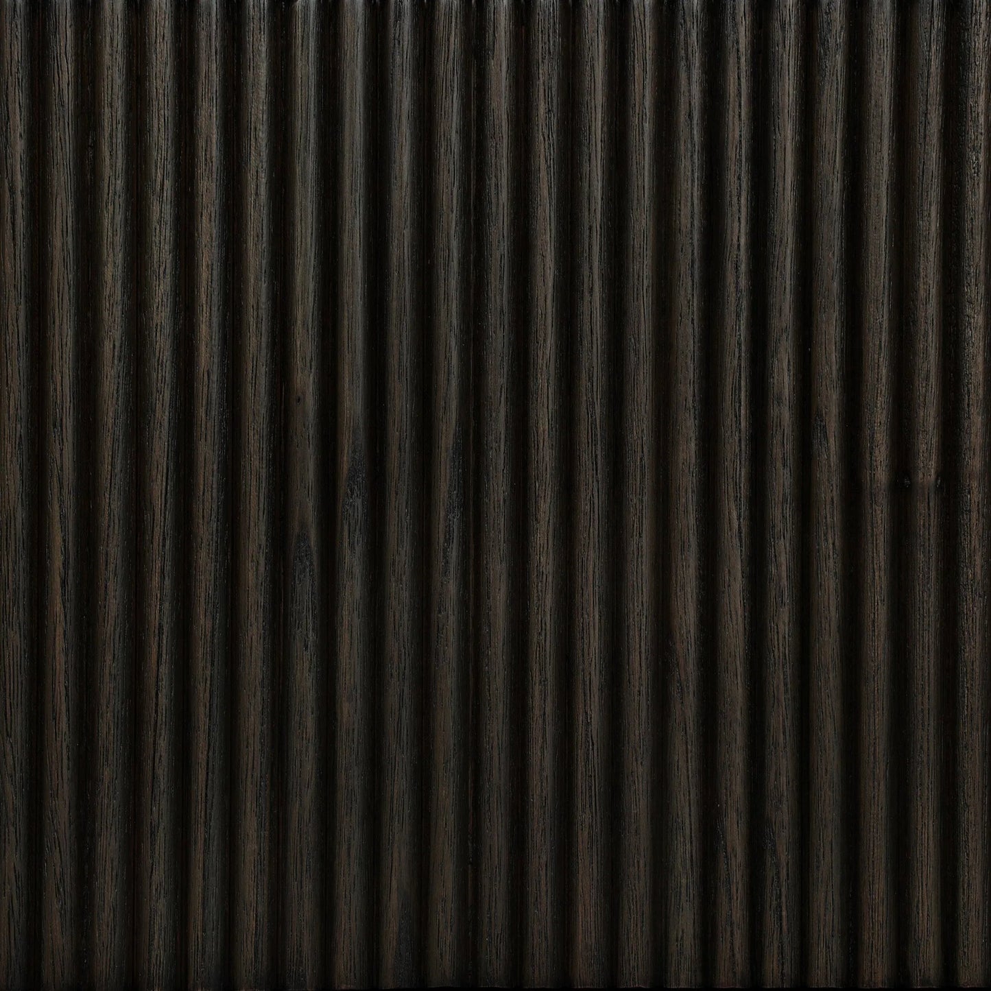016 SI-2635234 | Closeup | Ona Media Console by Four Hands in smoked black mindi, smoked black mindi veneer. Made from solid mindi, mindi veneer in a transitional style.