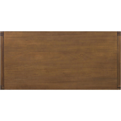 Sullivan Chest by Four Hands in saddle tan veneer. Made from acacia veneer, solid acacia in a unique style.