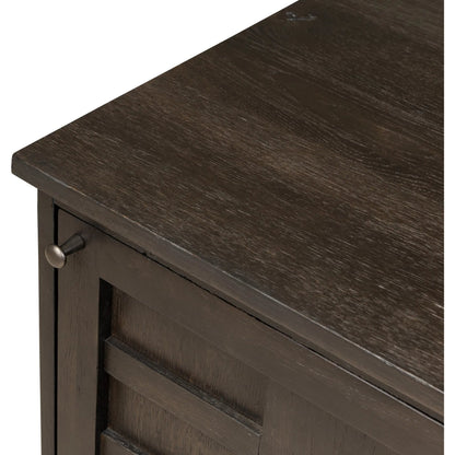 Alessio Nightstand by Four Hands. Made from solid oak, thick oak veneer in a transitional style.