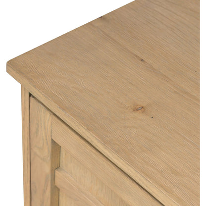 Alessio Nightstand by Four Hands. Made from solid oak, thick oak veneer in a transitional style.