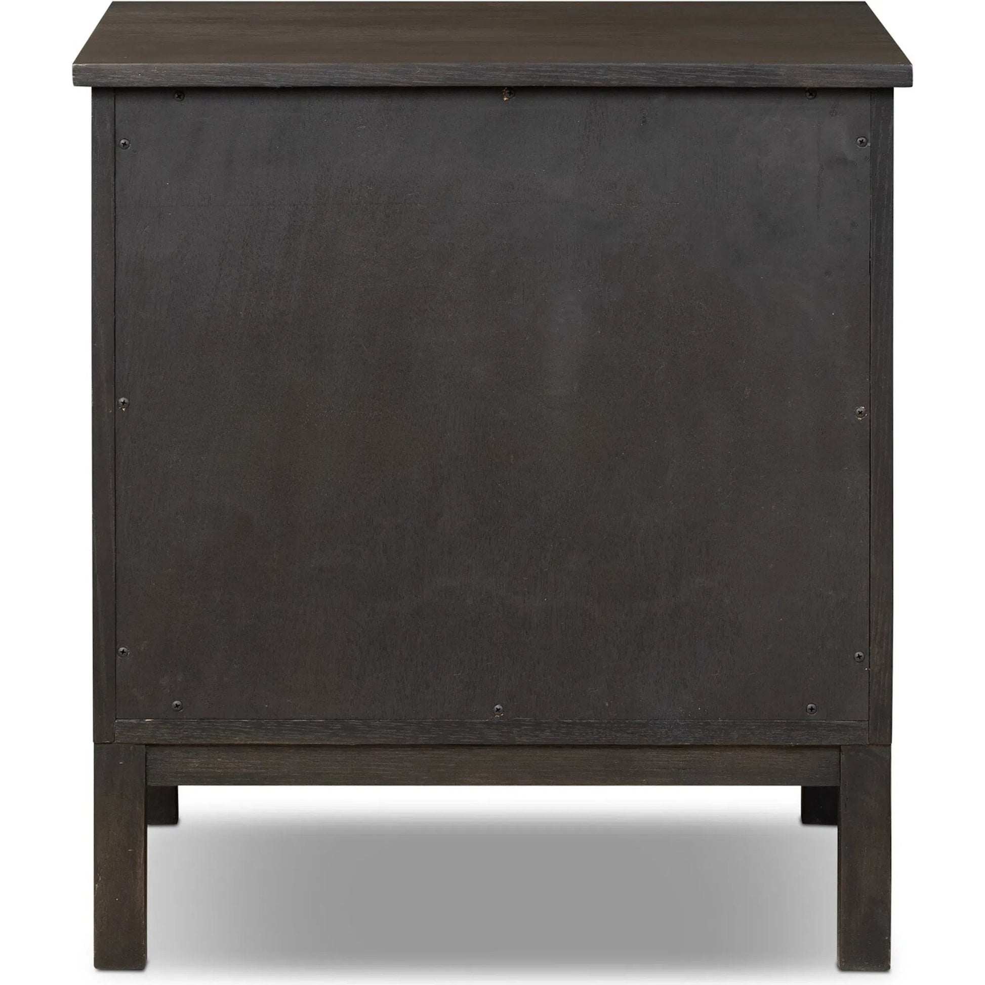 Alessio Nightstand by Four Hands. Made from solid oak, thick oak veneer in a transitional style.