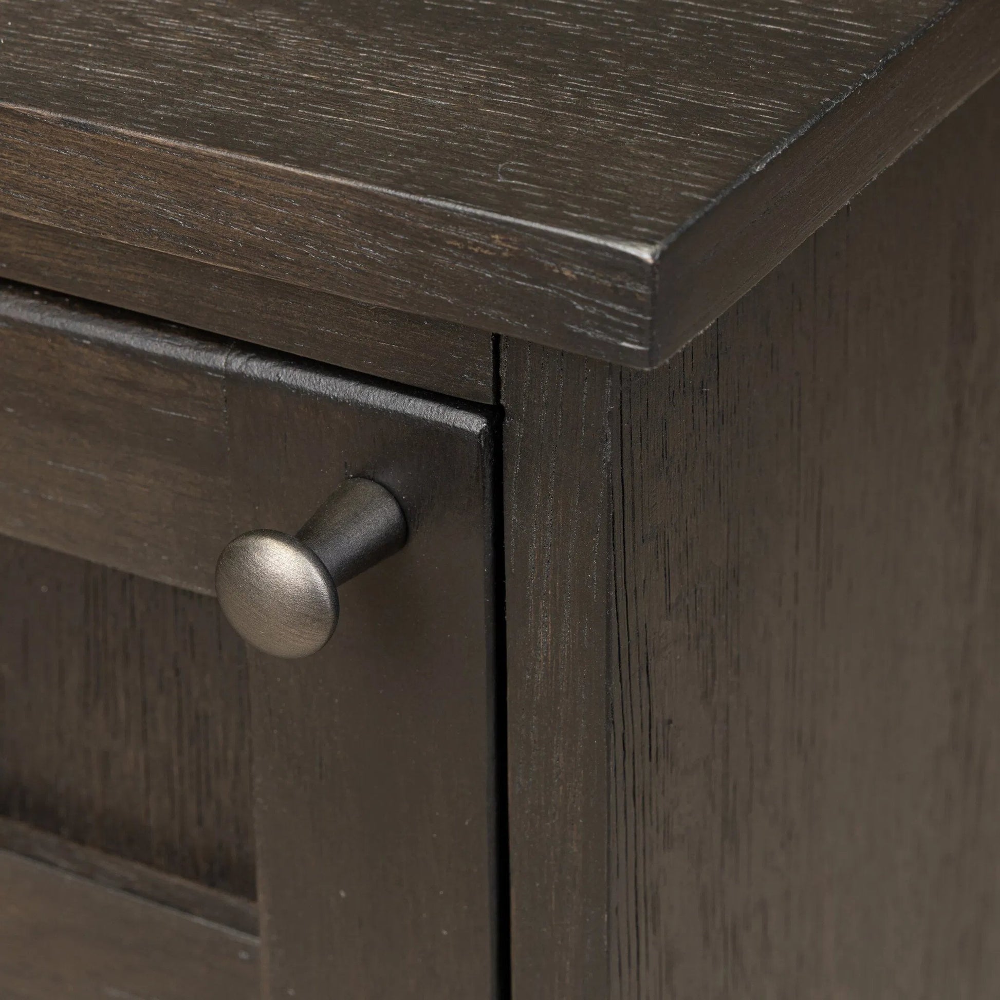Alessio Nightstand by Four Hands. Made from solid oak, thick oak veneer in a transitional style.