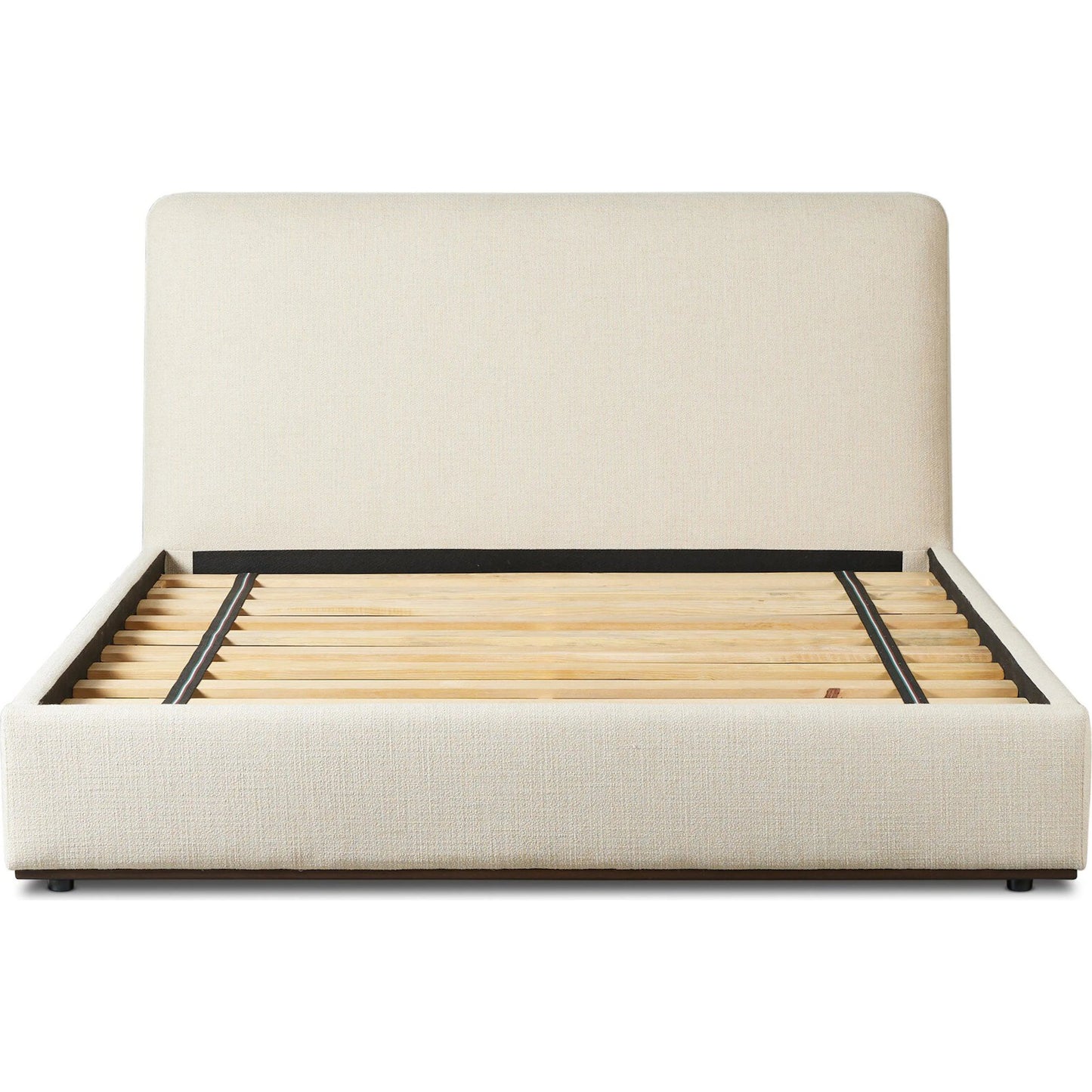 005 SI-2473227,SI-2473228 | Additional Silo | Colt Platform Bed by Four Hands in irving flax, aged sienna. Made from 56% polyester, 44% acrylic, solid rosa morada in a transitional style.