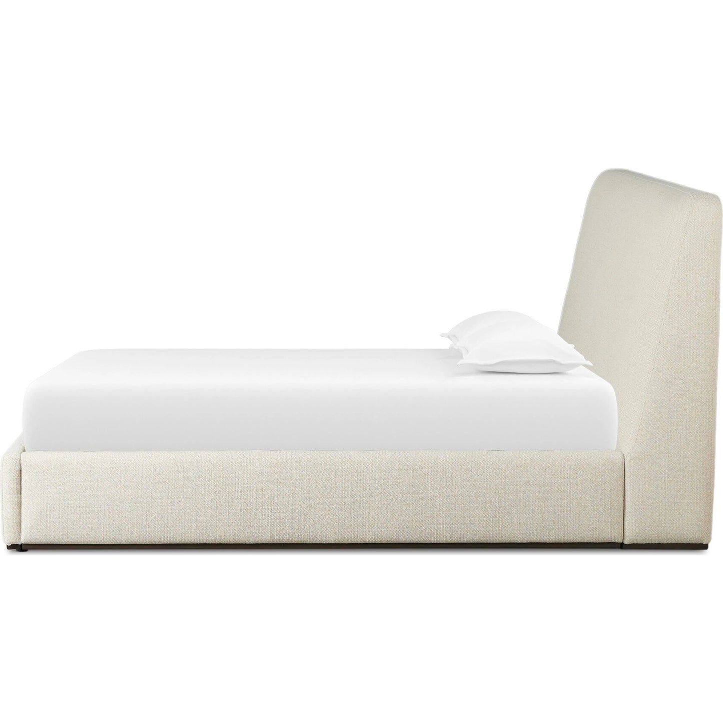 003 SI-2473227,SI-2473228 | Additional Silo | Colt Platform Bed by Four Hands in irving flax, aged sienna. Made from 56% polyester, 44% acrylic, solid rosa morada in a transitional style.