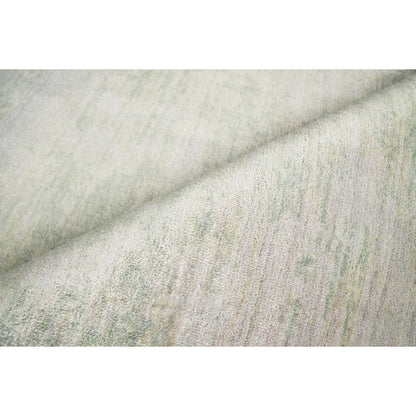 Enzo 2525 Rug by Exquisite Rugs in beige, green. Made from bamboo silk in a unique style.