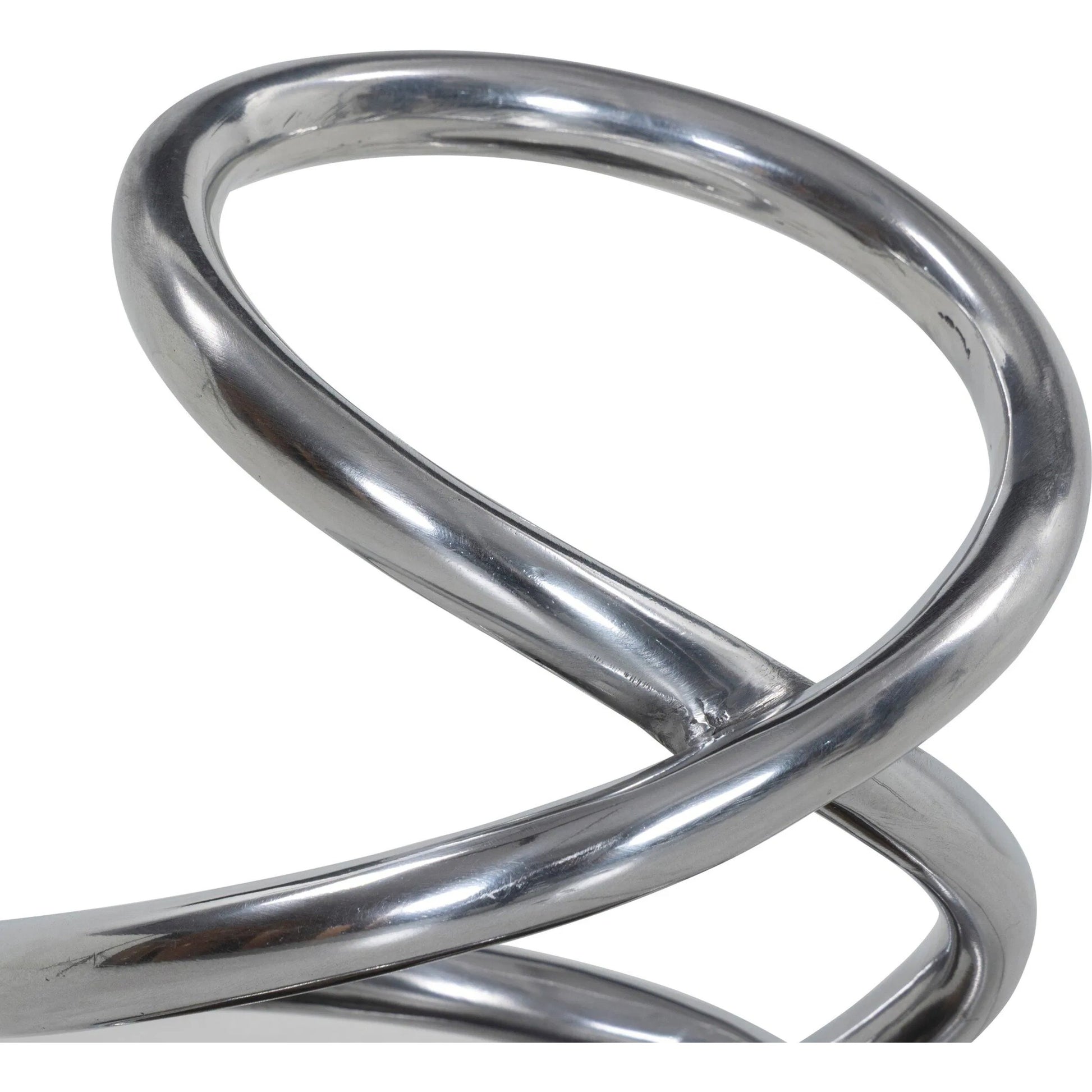 Volans Sculpture by Four Hands in polished aluminum, cocoa marble. Made from aluminum, solid marble in a unique style.