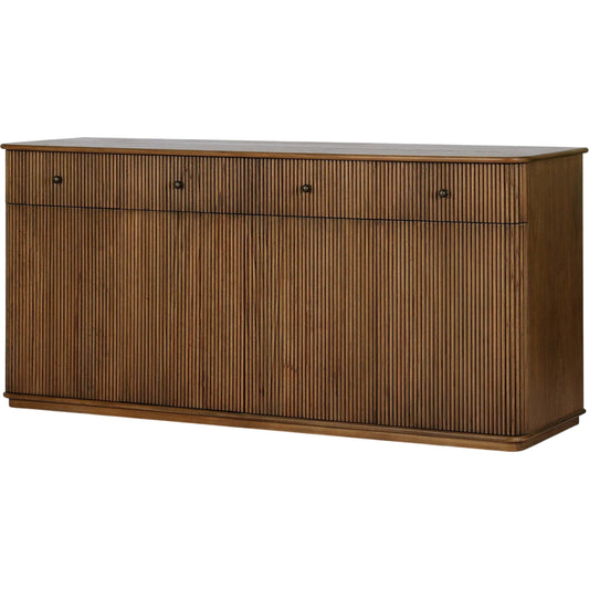 014 SI-2628204 | Primary Silo | Ona Sideboard by Four Hands in amber mindi, amber mindi veneer. Made from solid mindi, mindi veneer in a unique style.