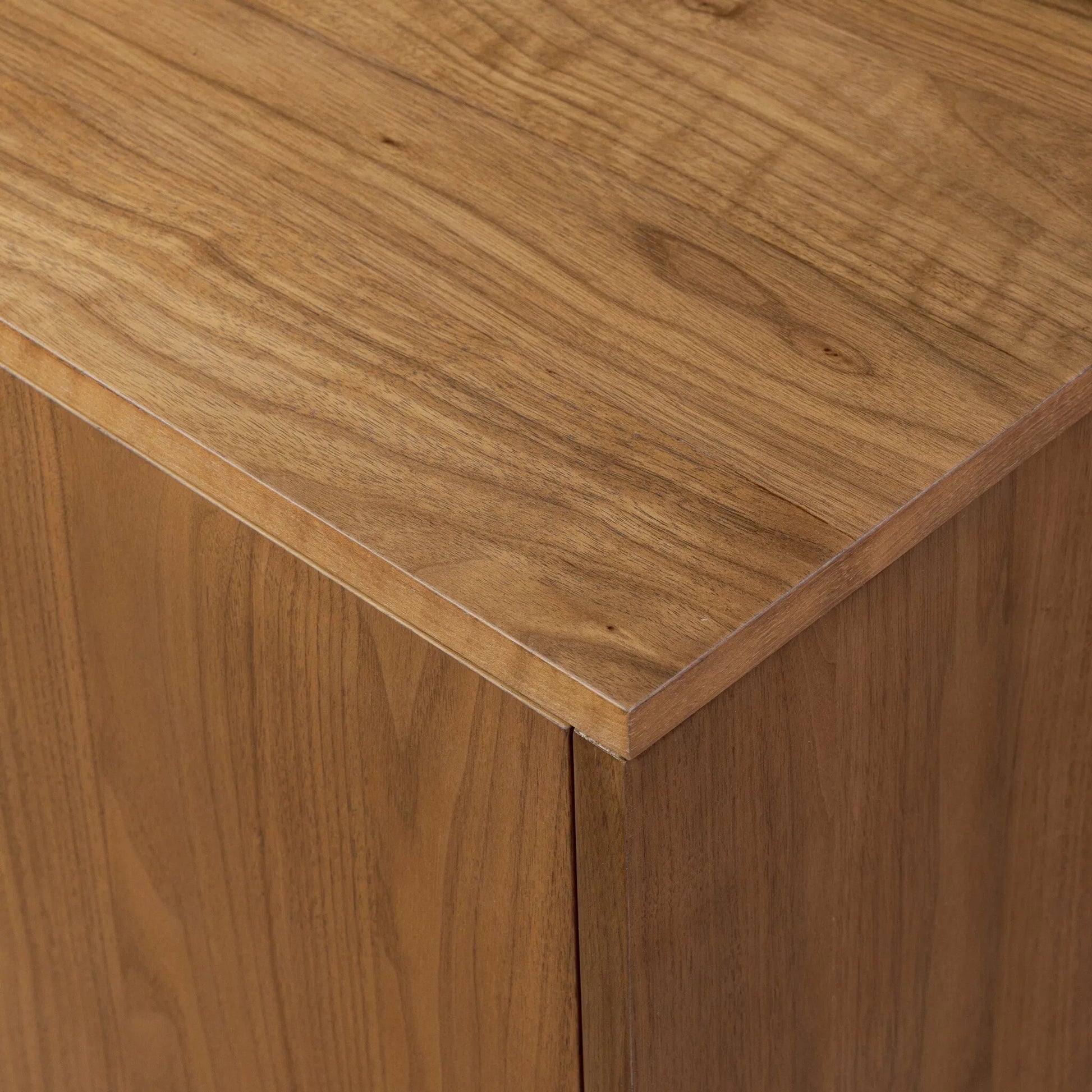 Arturo 4 Door Sideboard by Four Hands in natural walnut, natural walnut veneer. Made from solid walnut, walnut veneer in a transitional style.