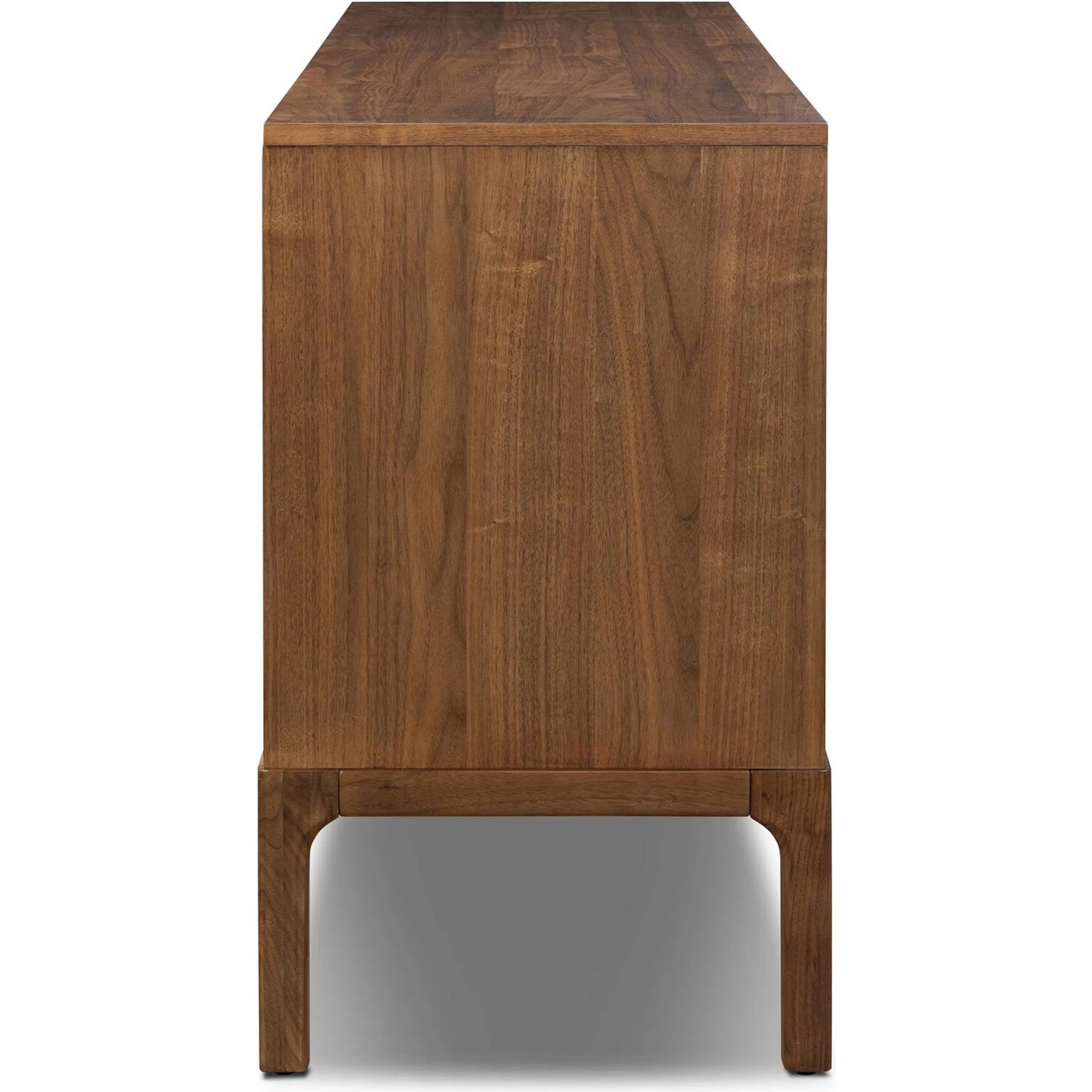 003 SI-2531577 | Additional Silo | Arturo 4 Door Sideboard by Four Hands in natural walnut, natural walnut veneer. Made from solid walnut, walnut veneer in a transitional style.