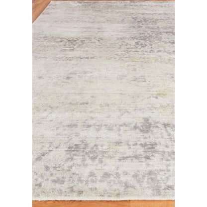 Reflections Rug - Silver, Gray, Yellow by Exquisite Rugs in silver, gray, yellow. Made from bamboo silk in a unique style.