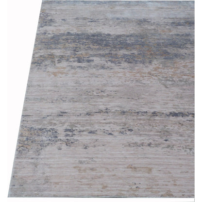 Reflections 2529 Rug by Exquisite Rugs in silver, multi. Made from bamboo silk in a unique style.