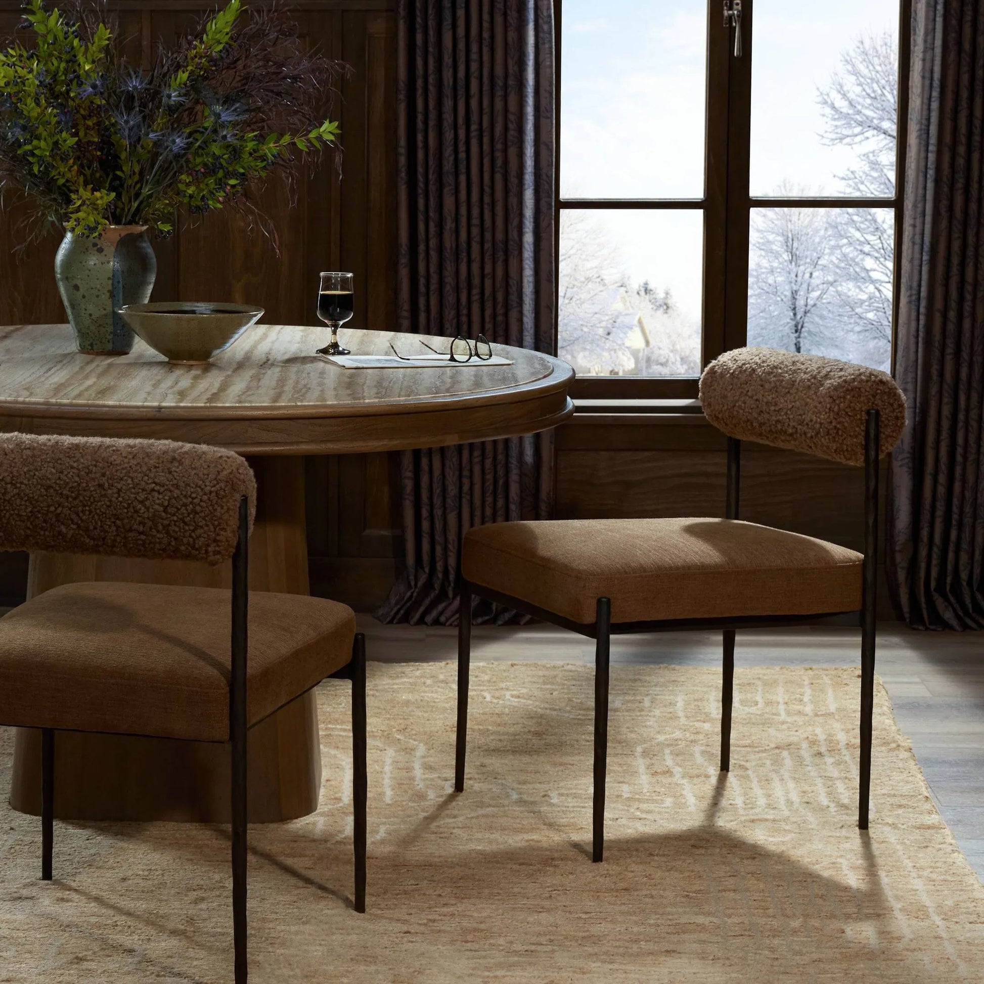 Jazelle Metal Dining Chair by Four Hands. Made from unique in a unique style.