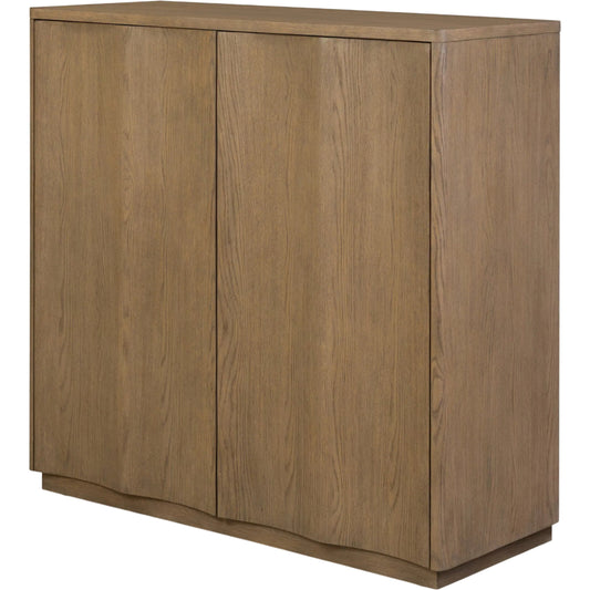 Brookhurst Small Cabinet by Four Hands in drifted oak veneer. Made from oak veneer in a unique style.