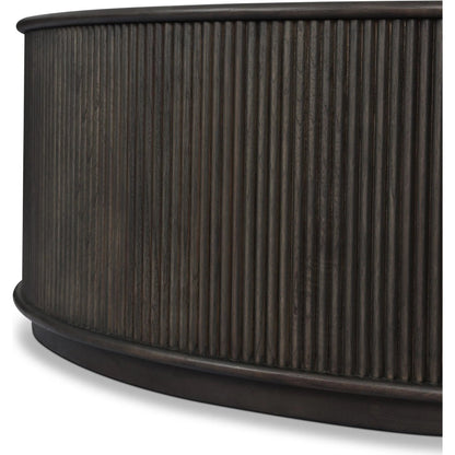 Ona Coffee Table by Four Hands. Made from mindi veneer, solid mindi in a unique style.