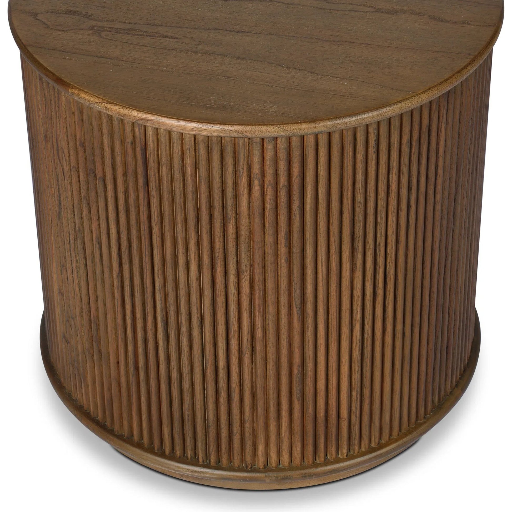 Ona End Table by Four Hands. Made from mindi veneer, solid mindi in a unique style.