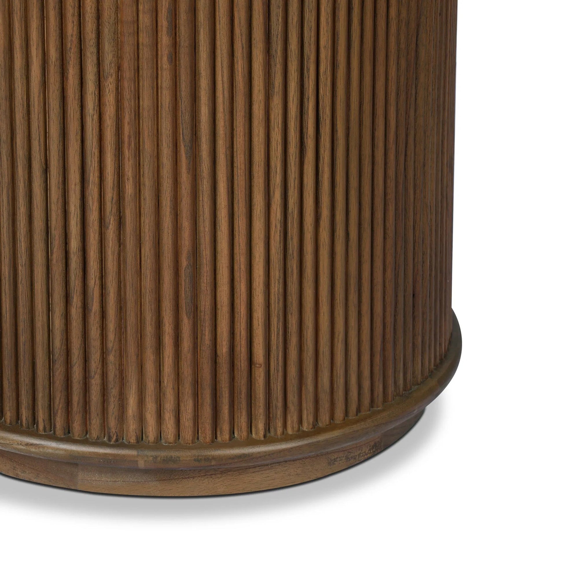 Ona End Table by Four Hands. Made from mindi veneer, solid mindi in a unique style.