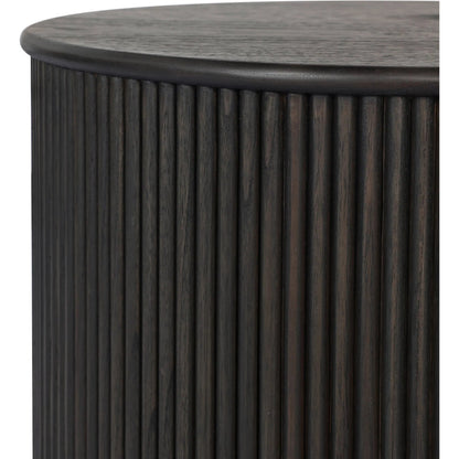 Ona End Table by Four Hands. Made from mindi veneer, solid mindi in a unique style.