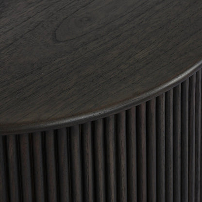Ona End Table by Four Hands. Made from mindi veneer, solid mindi in a unique style.