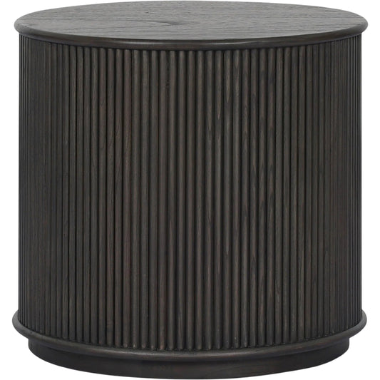 Ona End Table by Four Hands. Made from mindi veneer, solid mindi in a unique style.