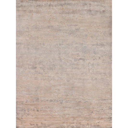 Roset 2531 Rug by Exquisite Rugs in beige, blue. Made from bamboo silk in a unique style.