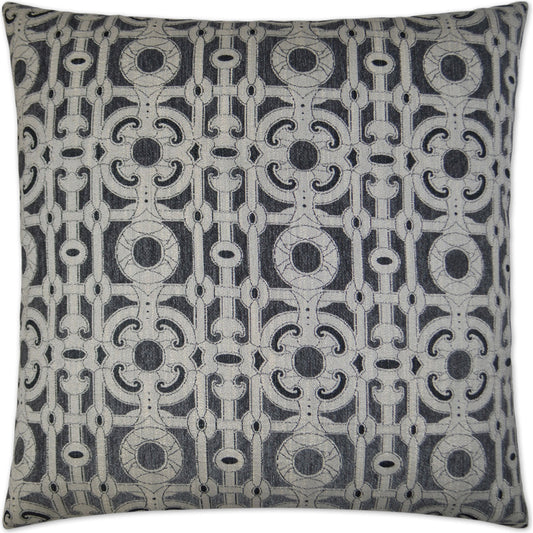 Locket by DV Kap Home in gray. Made from 100% polyester in a transitional style.
