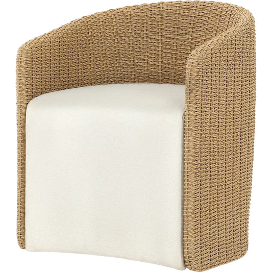 Maven Outdoor Dining Chair by Four Hands in alessi linen, faux hyacinth. Made from 100% polypropylene, 100% polyethylene in a unique style.