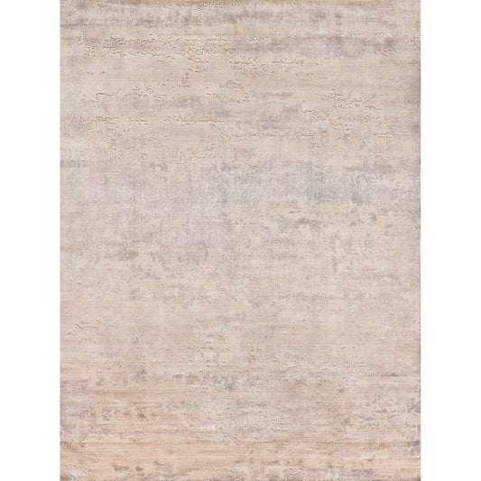 Roset 2531 Rug by Exquisite Rugs in beige, blue. Made from bamboo silk in a unique style.