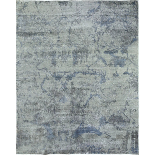 Reflections 2533 Rug by Exquisite Rugs in gray, blue. Made from bamboo silk in a unique style.