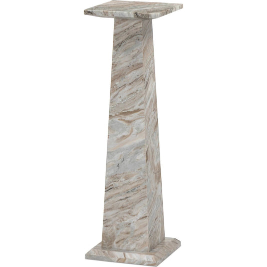 Ellric Pedestal by Four Hands. Made from solid marble in a unique style.