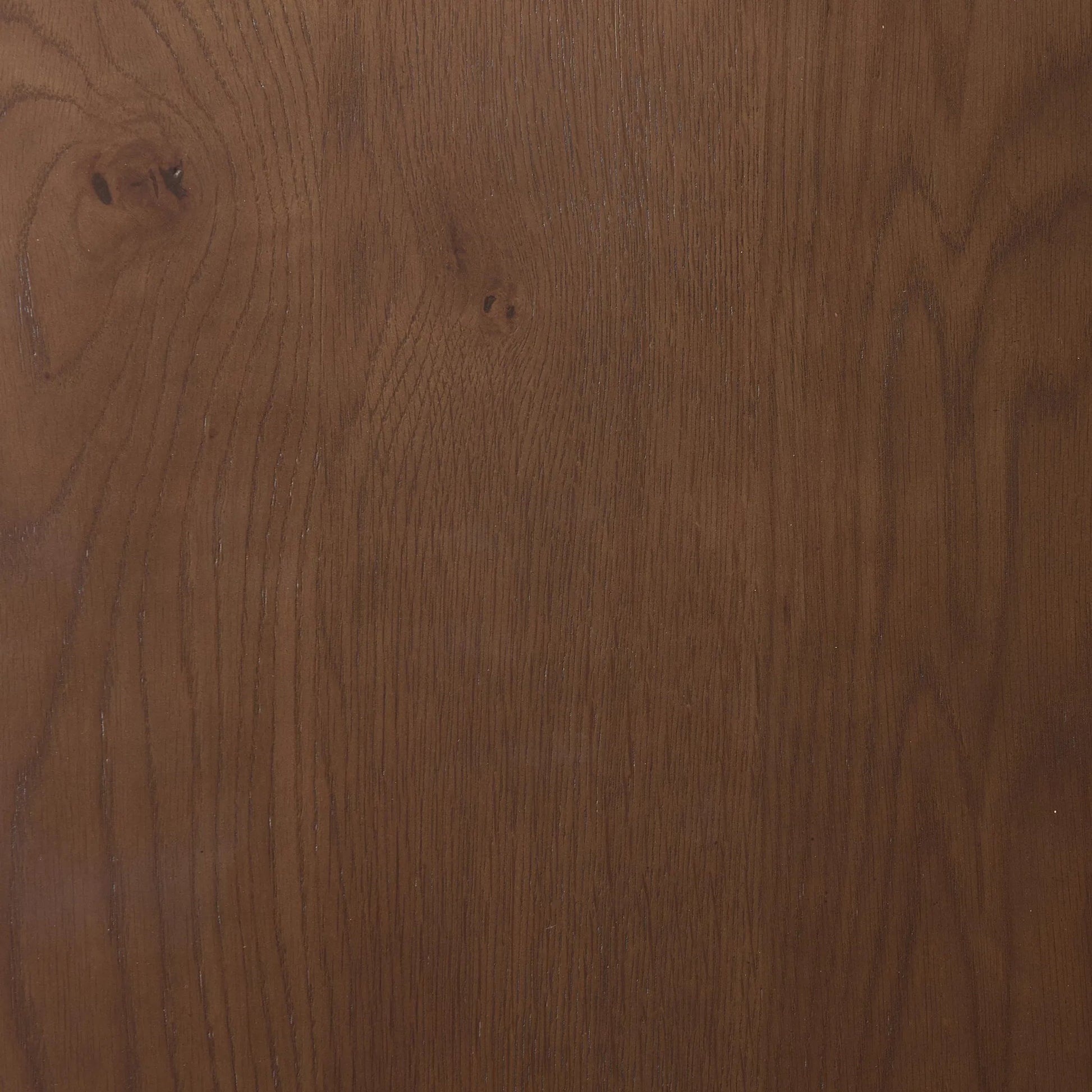 Lola End Table by Four Hands in chestnut oak veneer, dark bark paper. Made from thick oak veneer, paper fiber in a unique style.