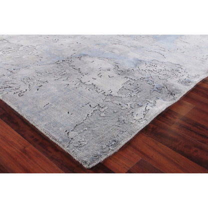 Reflections 2533 Rug by Exquisite Rugs in gray, blue. Made from bamboo silk in a unique style.