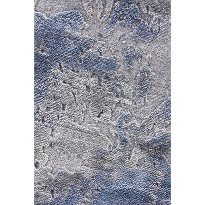Reflections 2533 Rug by Exquisite Rugs in gray, blue. Made from bamboo silk in a unique style.