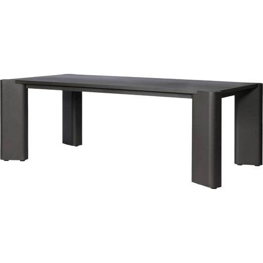 011 SI-2535340 | Primary Silo | Soho Outdoor Metal Dining Table 86" by Four Hands in bronze. Made from aluminum in a unique style.