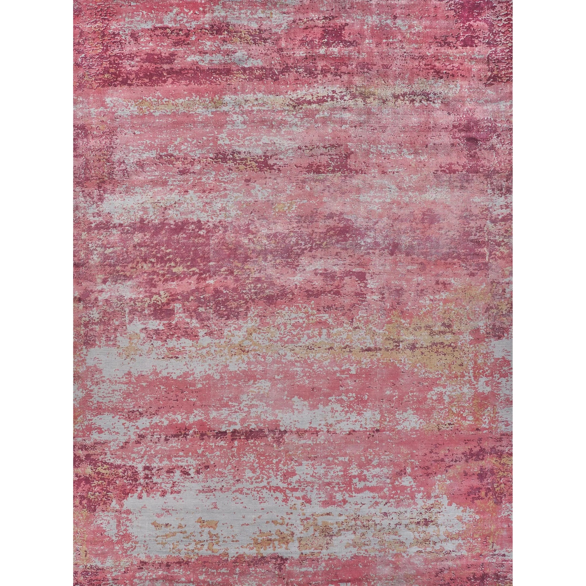 Antolini 2535 Rug by Exquisite Rugs in red, gray. Made from bamboo silk in a unique style.