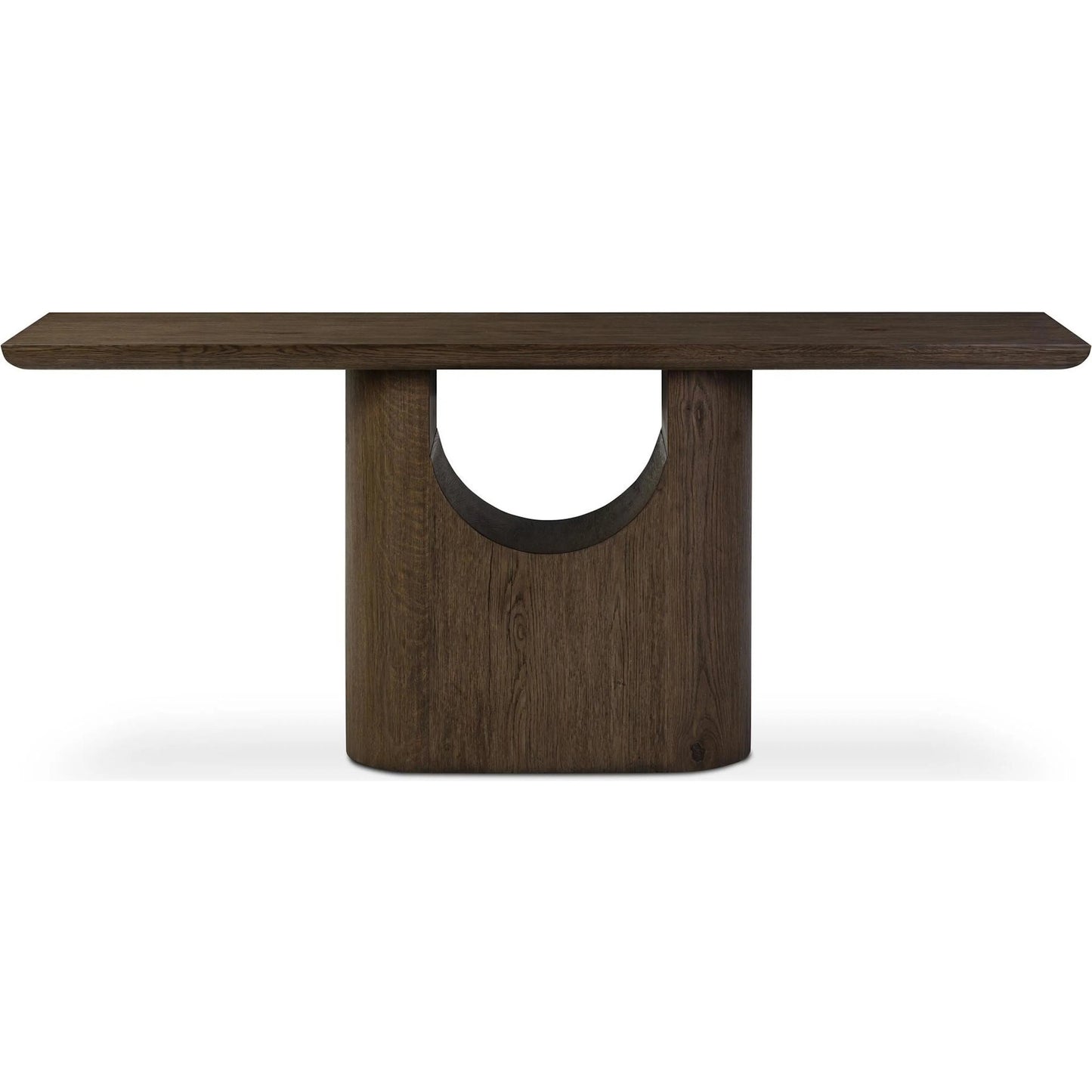 002 SI-2531594 | Additional Silo | Bevie Console Table by Four Hands in brown oak, brown oak veneer. Made from solid oak, thick oak veneer in a modern style.