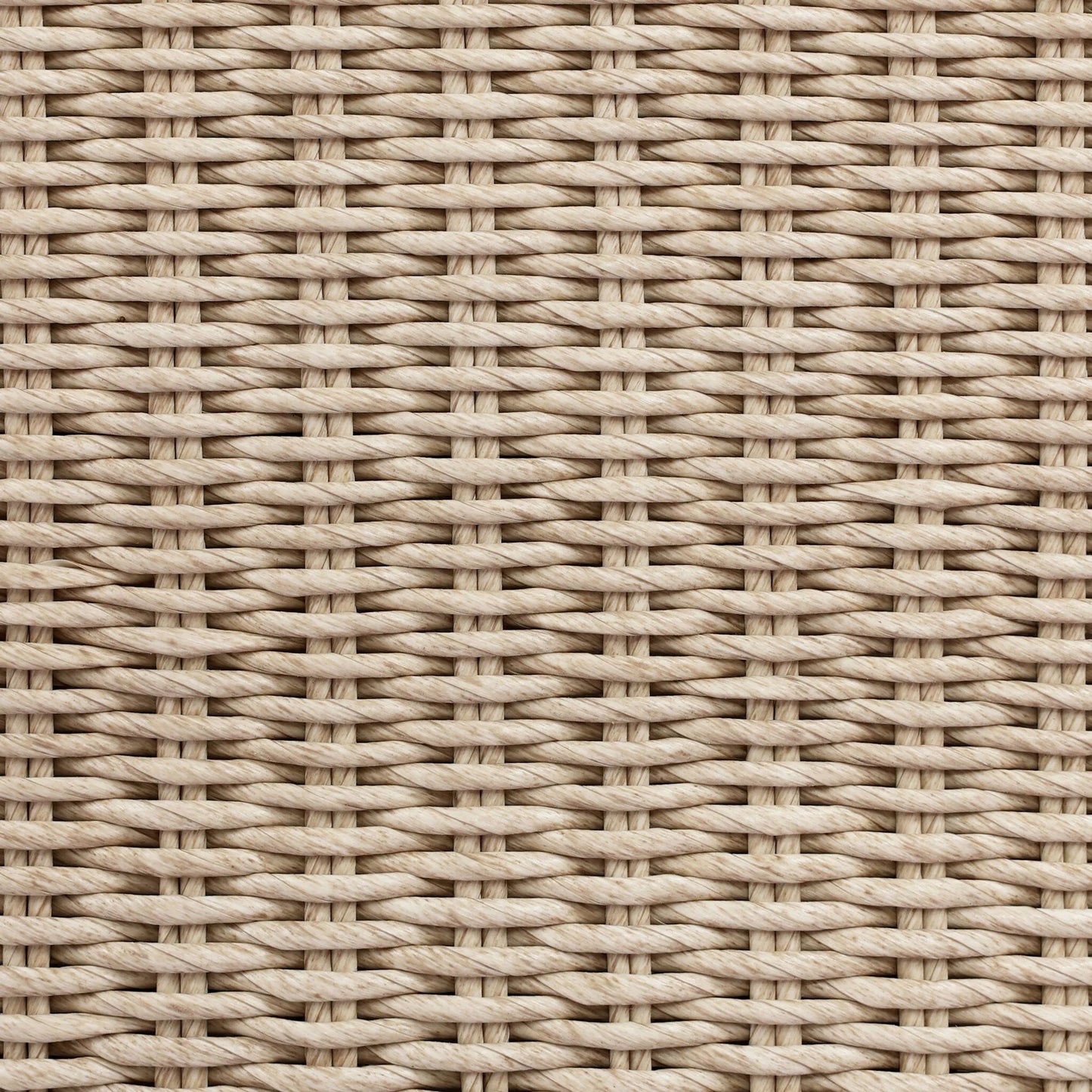 005 SI-2531595 | Closeup | Blaire Outdoor Swivel Chair by Four Hands in vintage white, arashi salt. Made from 100% polyethylene, 100% acrylic in a unique style.