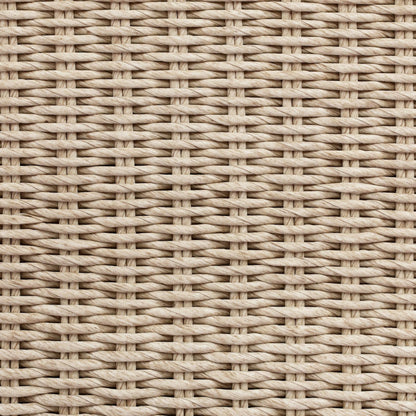 Blaire Outdoor Swivel Chair by Four Hands in vintage white, arashi salt. Made from 100% polyethylene, 100% acrylic in a unique style.