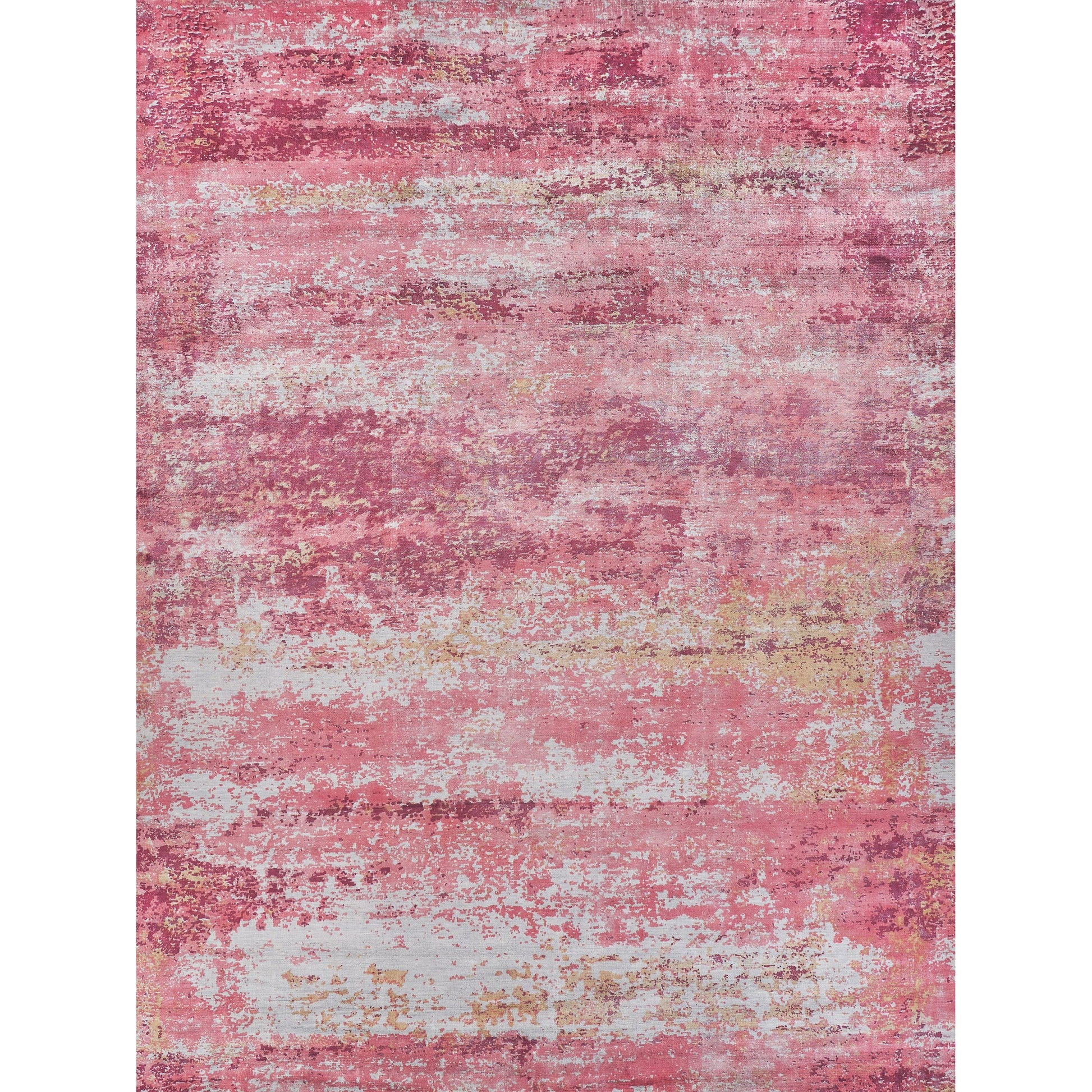 Antolini 2535 Rug by Exquisite Rugs in red, gray. Made from bamboo silk in a unique style.
